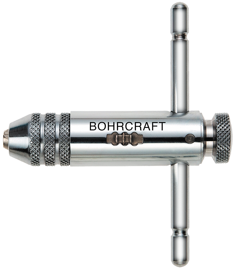 Bohrcraft 43021500002 Ratchet tap handle short version, serving M 5 - M 12