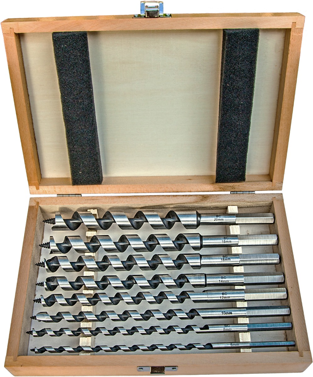 Bohrcraft 32001450623 Hose drill set hexagon SB235 / 6-8-10-12-14-16-18-20x235 mm / 8-piece