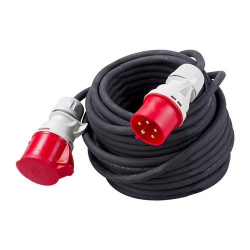 Connectra 40.850 Extension cable CEE 400V - 32A - 4P - 4 G 2.5 mm² - 25m