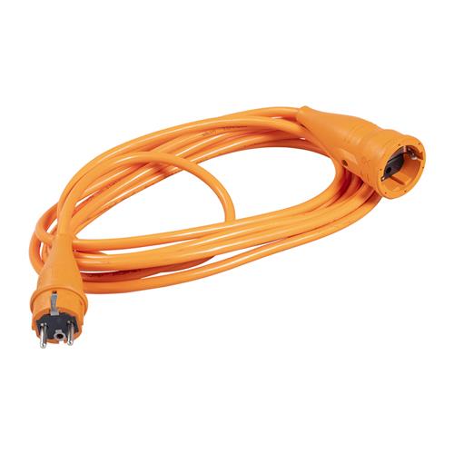 Connectra 40.721.65 Extension cord PUR 15m - H07BQ-F - 3 G 1.5 mm² - orange