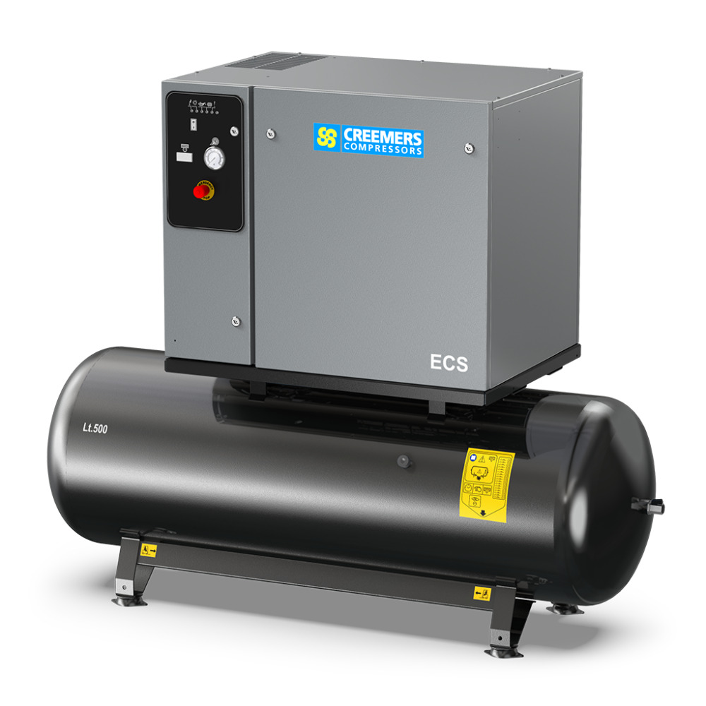 Creemers 4116026202 ECS 660/270 YD Stationary Silent Piston Compressor 11 bar 5.5hp/4kW 355 l/min 270 l 