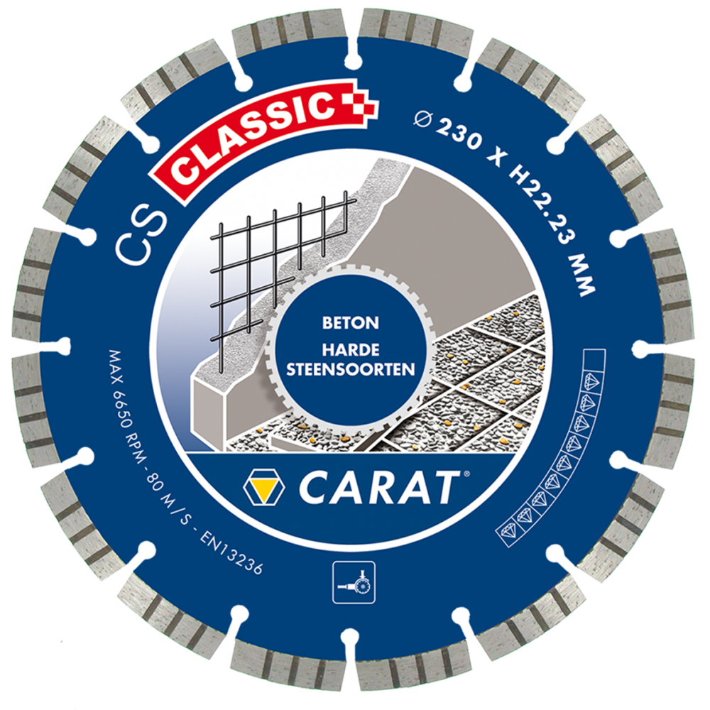 Carat CSC2303000 Diamond saw disc Concrete CS Classic 230 x 22,23
