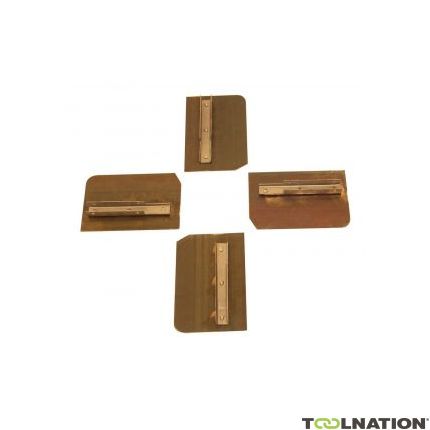 Norton Clipper 00310004565 Combination plates with floating nut 330X200 M8 set 4x for CT901 and MTA36 - 1