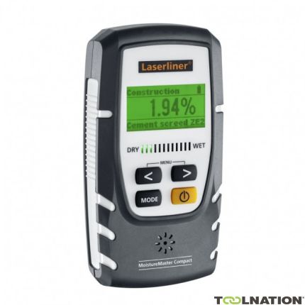 Laserliner 082.334A MoistureMaster Compact Plus material moisture meter with bluetooth - 1