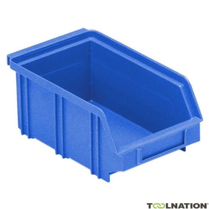 Erro 166002BL Stacking bin plastic B2 Blue - 100 x 160 x 75mm - 2