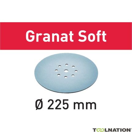 Festool Accessories 204223 Sanding discs STF D225 P120 GR S/25 Granat Sanding Discs Soft - 1