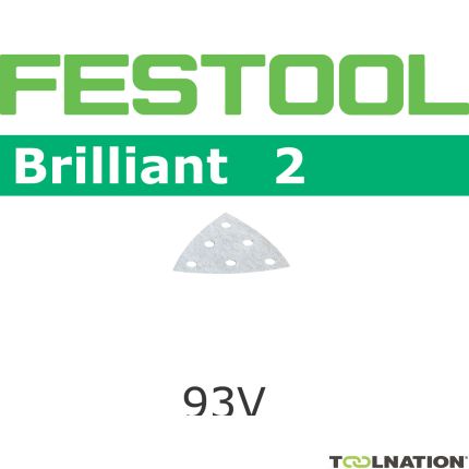 Festool Accessoires 492891 Brilliant 2 Schuurbladen STF V93/6 P240 BR2/100 - 1
