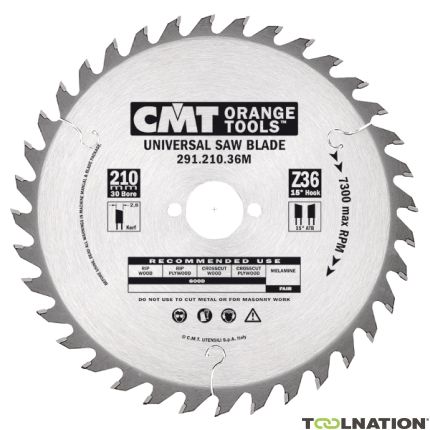 CMT 291.190.24M HM saw blade for cutting-off/shooting 190 x 30 x 24T - 3