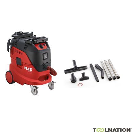 Flex-tools 465690 VCE44L AC-SET Safety vacuum cleaner with automatic filter cleaning, 42 L, class L + cleaning kit - 1