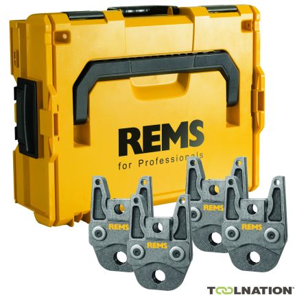Rems 571163 R Press Tong Set M 15 - 22 - 28 - 35 in L-Boxx for Rems Radial Press Machines (excluded Mini) - 1