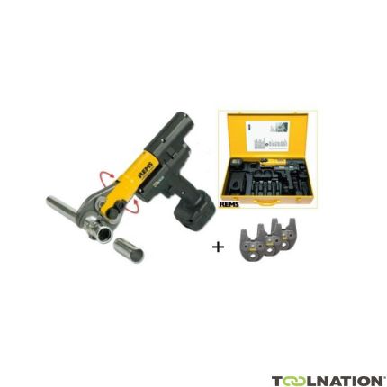 Rems 578X04 R220 Mini-Press ACC Li-Ion Basic Pack Accuracy Press + 3 jaws of your choice - 3