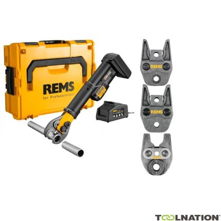 Rems 578X10 R220 R220 Mini-Press S Pressing Machine AC 22 V Li-Ion Basic Pack Pressing Pliers in L-Boxx + 3 jaws of your choice up to 35mm - 3