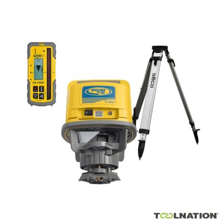 Spectra Physics 601827 LL500 construction laser (rechargeable) receiver HL700 tripod - 3