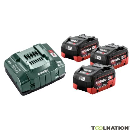 Metabo Accessories 685074000 Battery pack 3 x 18V LiHD 5,5Ah 1 x Charger ASC 145 - 1