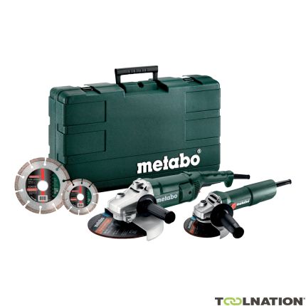 Metabo 685172510 Angle grinder combination set with case (WE 2200-230 W 750-125) - 1
