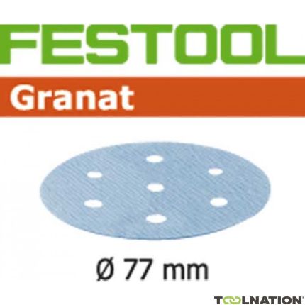 Festool Accessoires 497406 Granat Schuurschijven STF D77/6 P120 GR/50 - 1