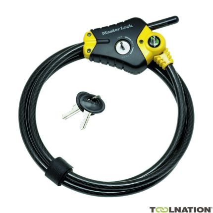 Masterlock 8433EURD Cable lock, Python, 1.8m, ø 10mm - 2