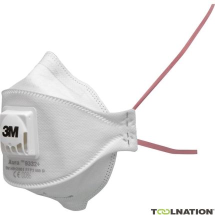 3M 920093320 9332 P3 Maintenance-free foldable Respirator mask with Cool Flow™ valve 10 pieces - 1