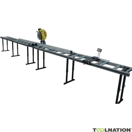 Jepson 609960D 9435 Dry Cutter metal mitre saw 355 mm roller conveyor 6 m with digital scale - 1