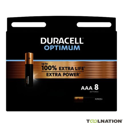 Duracell D137714 Alkaline Optimum AAA 8pcs. - 1