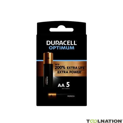 Duracell D137769 Alkaline Optimum AA 5pcs. - 1