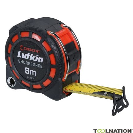 Lufkin L1125CM Tape measure Shockforce Nighteye 30mmx8m cm - 2