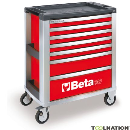 Beta 039000003 C39-7/R Tool trolley with 7 drawers red - 1