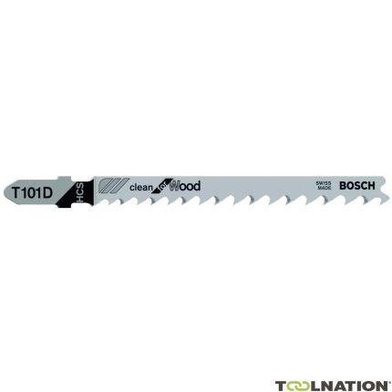 Bosch Professional Accessories 2608630032 T101D Jigsaw blades T - Shank Per 5 Wood - 1