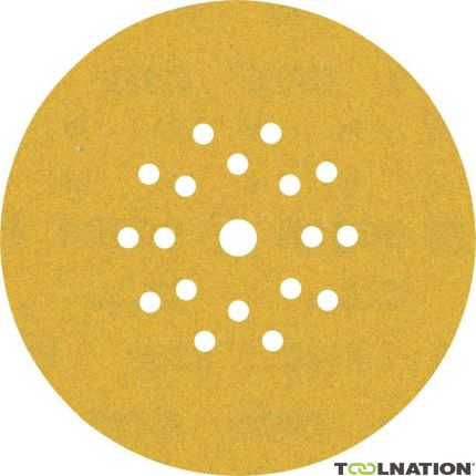 Bosch Professional Accessories 2608901152 Expert C470 Sandpaper with 19 holes for drywall sanders 225 mm, K180 25 pieces - 1