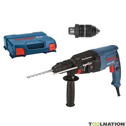 Bosch Professional 06112A4000 GBH 2-26 F SDS-plus Combination hammer incl. rapid-clamping chuck in case - 2