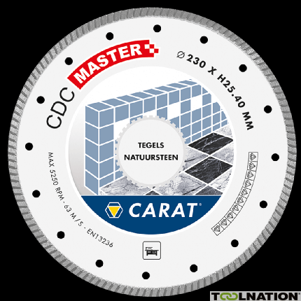 Carat CDCM200500 Diamantzaagblad TEGELS / NATUURSTEEN CDC MASTER 200x30,0MM - 1