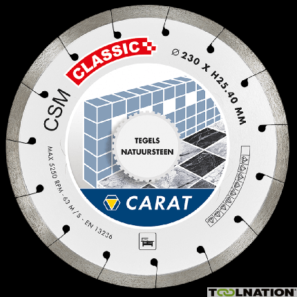 Carat CSMC150400 Diamond saw blade tiles CSM CLASSIC 150x25,4MM - 1