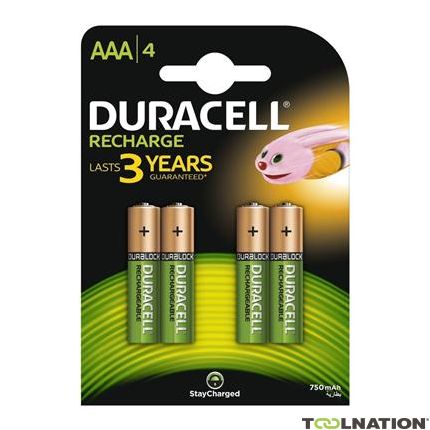 Duracell D090231 Rechargeable batteries Plus AAA 4pcs. - 1