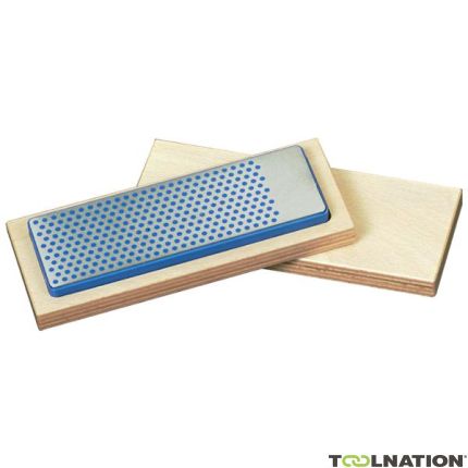 CMT DSS-150E Universal diamond sharpening stone in wooden box 150x52x16mm, D15 extra fine, green - 1