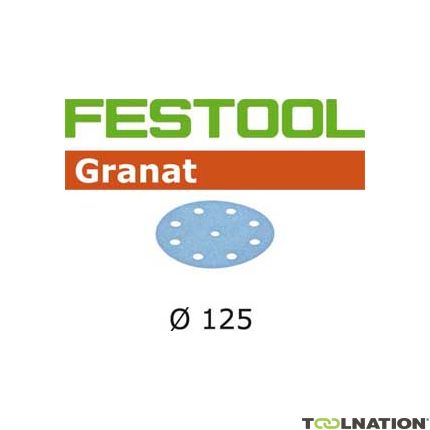 Festool Accessoires 497174 Schuurschijven Granat STF D125/90 P280 GR/100 - 1