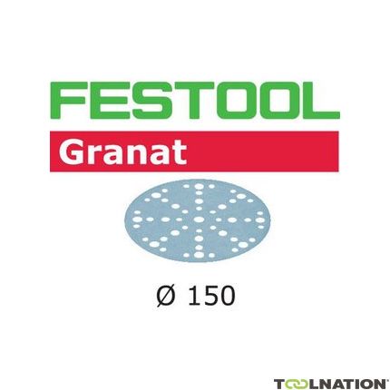Festool Accessories 575160 Granat Sanding Discs STF D150/48 P40 GR/5 - 1