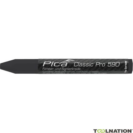Pica PI59046 CLASSIC PRO 590 Marking crayon Black 12 pcs. - 1
