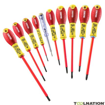 Facom Expert E160912 Set of 10 insulated screwdrivers 1000 volt for Phillips® screws - 1