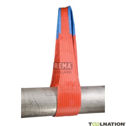 Rema 1211249 S1-PE-4M polyester lifting strap with reinforced loops 4.0 mtr 10000 kg - 2
