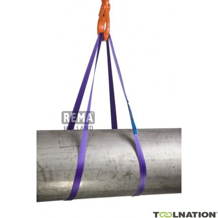 Rema 1212031 S2-PE-0,5M polyester endless flat strap sling 0,5 mtr 1000 kg - 1