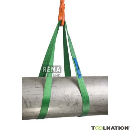 Rema 1212079 S2-PE-4,5M polyester endless flat strap sling 4.5 mtr 2000 kg - 1