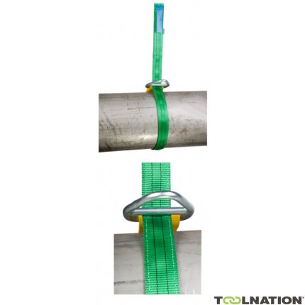 Rema 1213081 S3-PE-10M Lifting strap with steel socket 10.0 mtr 2000 kg - 2