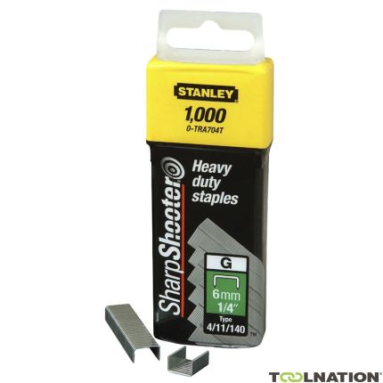 Stanley 1-TRA706-5T Staples 10mm Type G - 5000 Pieces - 1