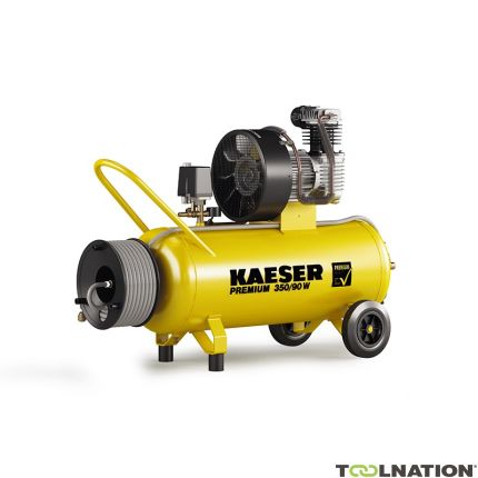 Kaeser 1.1815.10011 Premium 350/90W Piston Compressor 230 Volt Reel incl. 20 mtr. air hose - 2