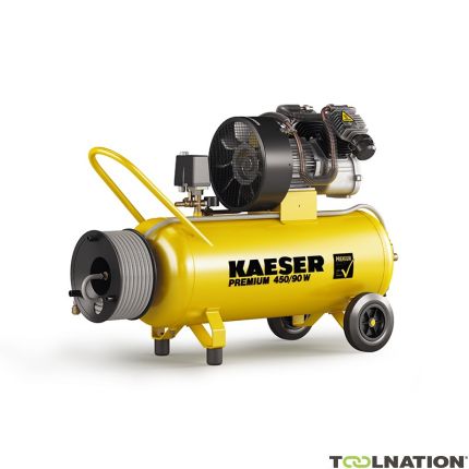 Kaeser 1.1819.10010 Premium 450/90W Piston Compressor 230 Volt Reel incl. 20 mtr. air hose - 2