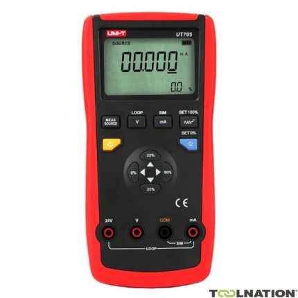 UNI-T 30608969 Loop calibrator for generating/simulating 0-24Vdc / 0-24mA - 1