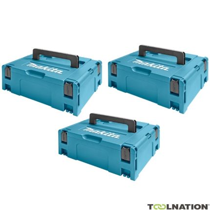 Makita Accessories M-BOX2PACK Mbox nr.2 Systainer 3 Pack - 1