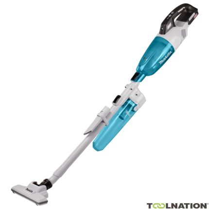 Makita CL001GZ22 Cordless Steel Vacuum Cleaner White 40V max excl. batteries and charger with cyclone dust filter - 1