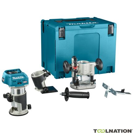 Makita RT001GZ10 Top and edge router 40V Max without batteries and charger with accessories in MBox - 1