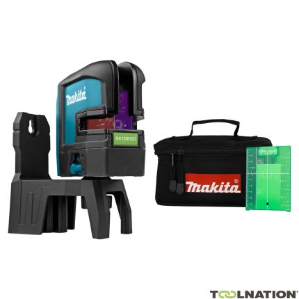 Makita SK106GDZ Self-levelling Cross Line/Dot Point Laser Green excl. batteries and charger - 1
